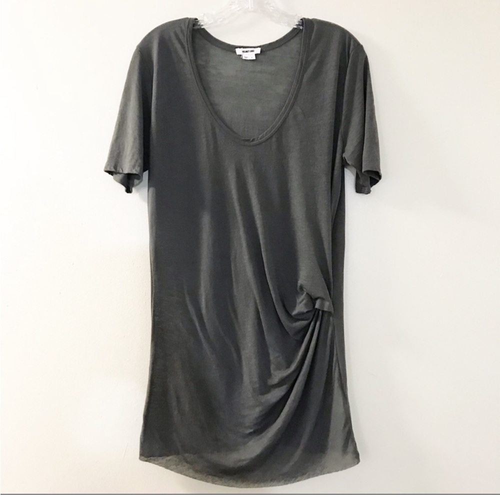 Helmut Lang Sheer Scrunched Top